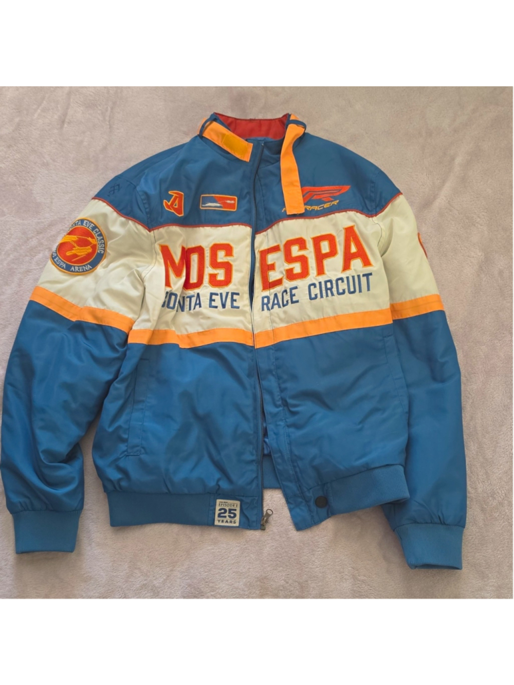 Star Wars Full Zip Jacket Episode I 25 Years Mos Espa Boonta Eve Race Circuit L